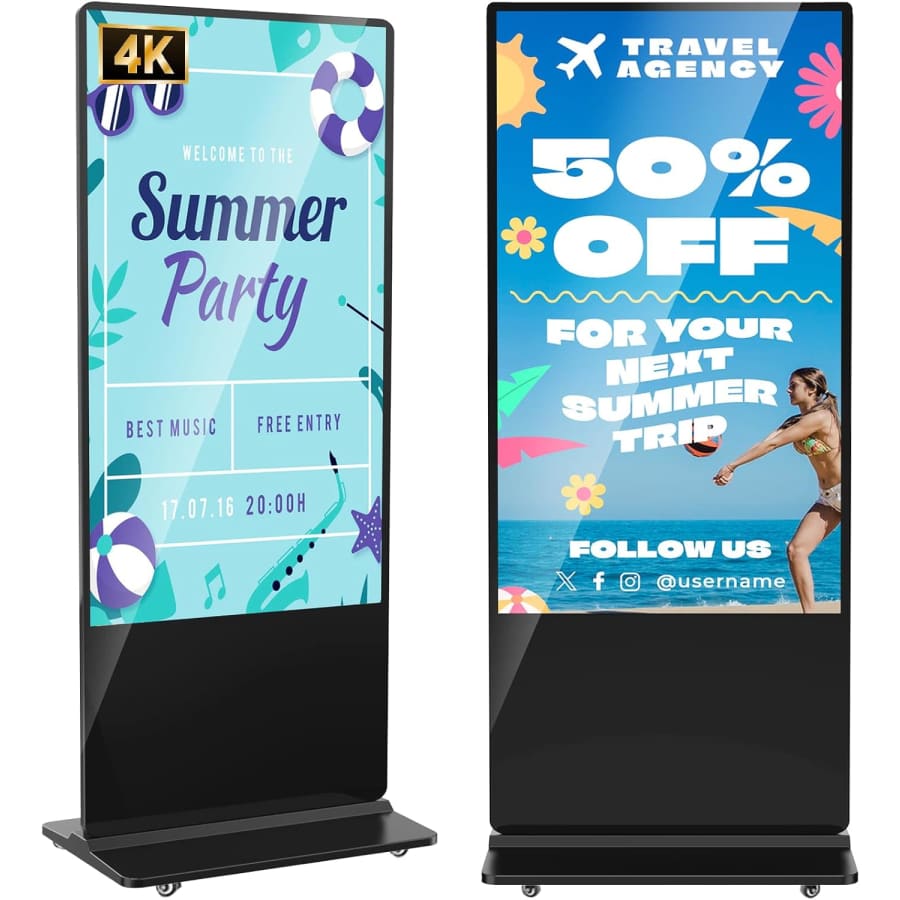 65" 4K Digital Signage with Player Box: $949.50 65" 4K Digital Signage with Player Box: $949.50