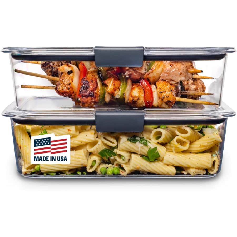 Rubbermaid 9.6-Cup Brilliance Food Storage Container 2-Pack: $21