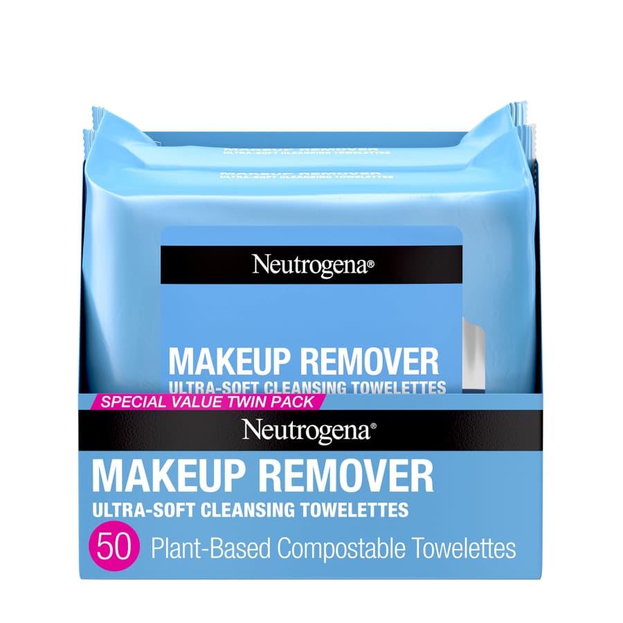 Neutrogena Makeup Remover Wipe Twin Pack (50 Count Total): $8 Neutrogena Makeup Remover Wipe Twin Pack (50 Count Total): $8