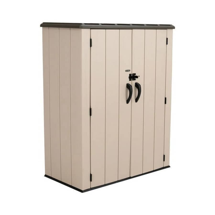 Lifetime 27.5" Vertical Outdoor Storage Shed: $290 Lifetime 27.5" Vertical Outdoor Storage Shed: $290