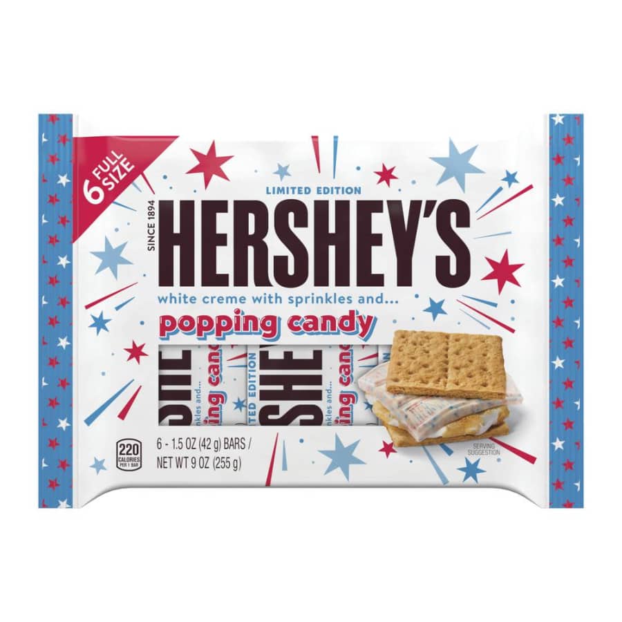 Hershey's White Creme and Sprinkles and Popping Candy Bars 60-Pack: $18 Hershey's White Creme and Sprinkles and Popping Candy Bars 60-Pack: $18