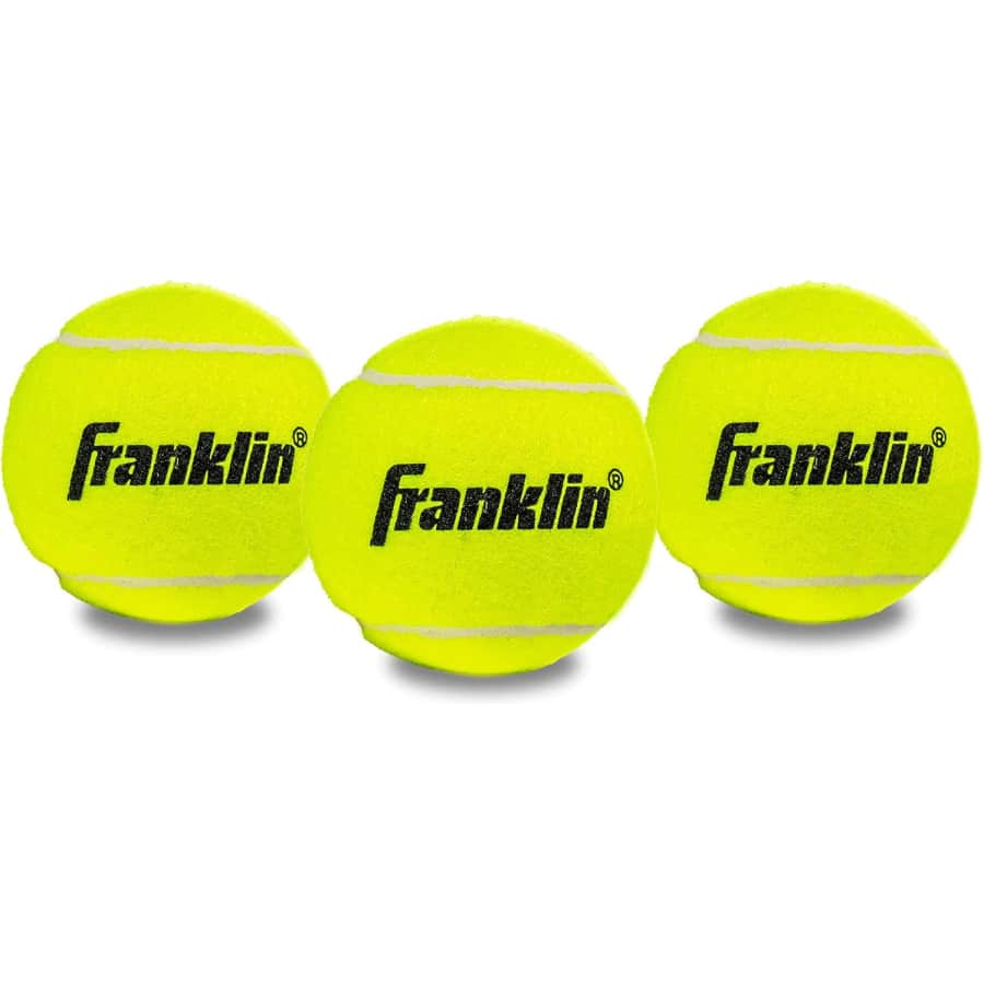 Franklin Sports Official Size Low Pressure Tennis Balls 3-Pack: $2