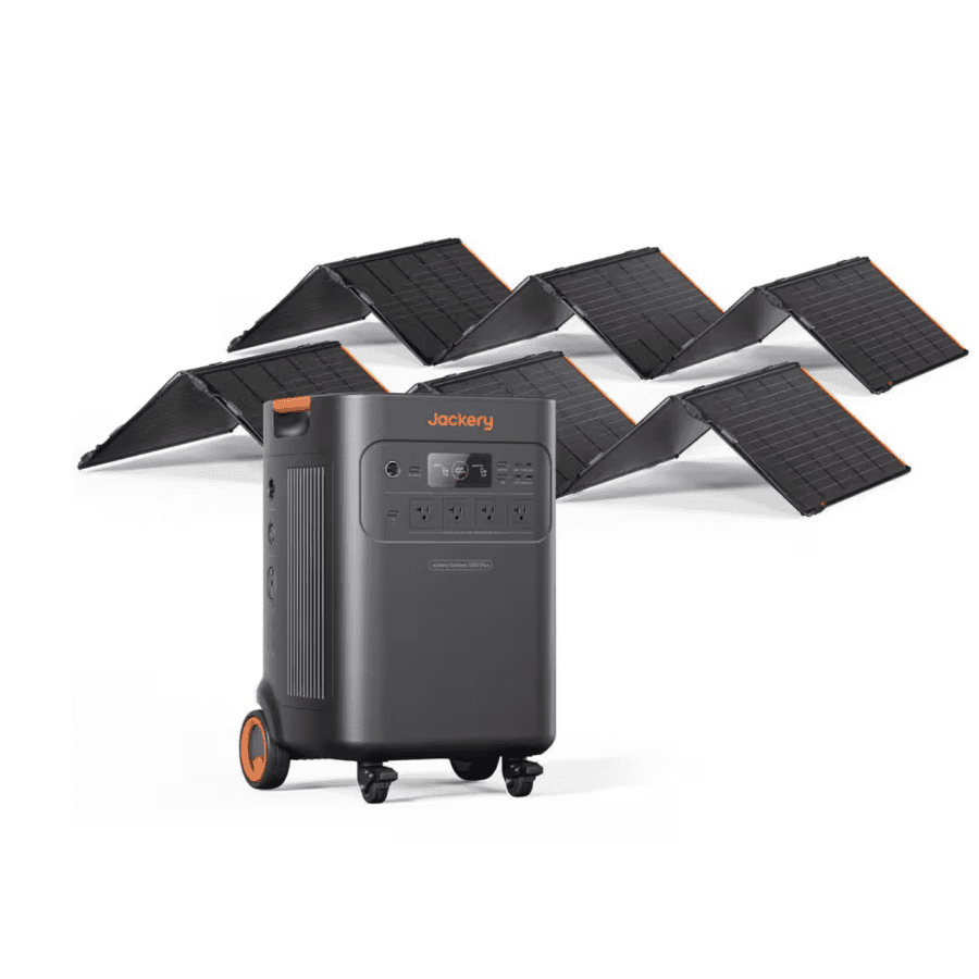 Jackery Explorer 5000 Plus Solar Power Station + SolarSaga 500 X Solar Panel 2-Pack: $4,599