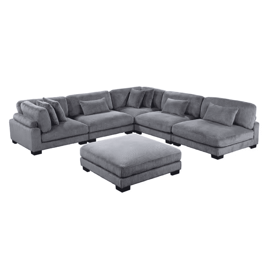 Lazzara Turbo 6-Piece Modular Sectional with Ottoman: $1,618 Lazzara Turbo 6-Piece Modular Sectional with Ottoman: $1,618