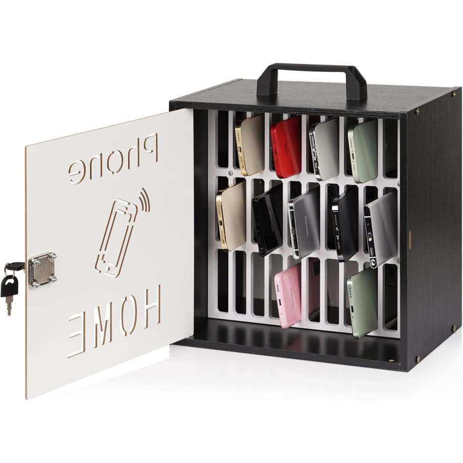 33-Slot Cell Phone Holder w/ Security Lock: $36 w/ Prime 33-Slot Cell Phone Holder w/ Security Lock: $36 w/ Prime