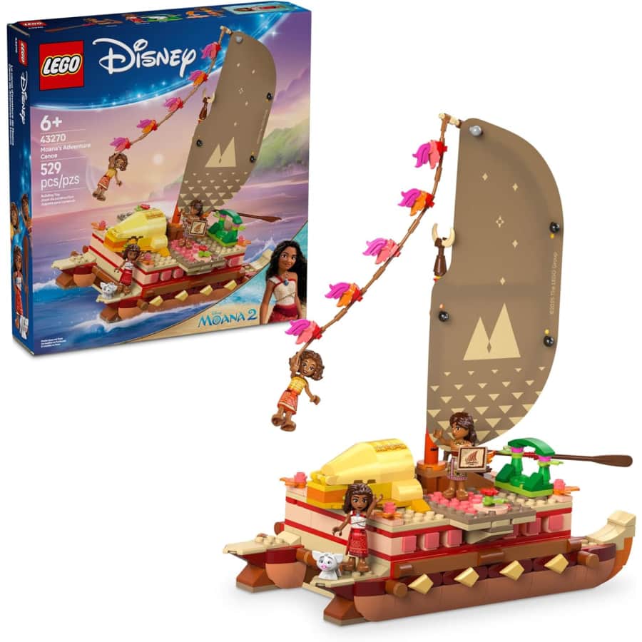 LEGO Disney Moana's Adventure Canoe: $47.95 LEGO Disney Moana's Adventure Canoe: $47.95