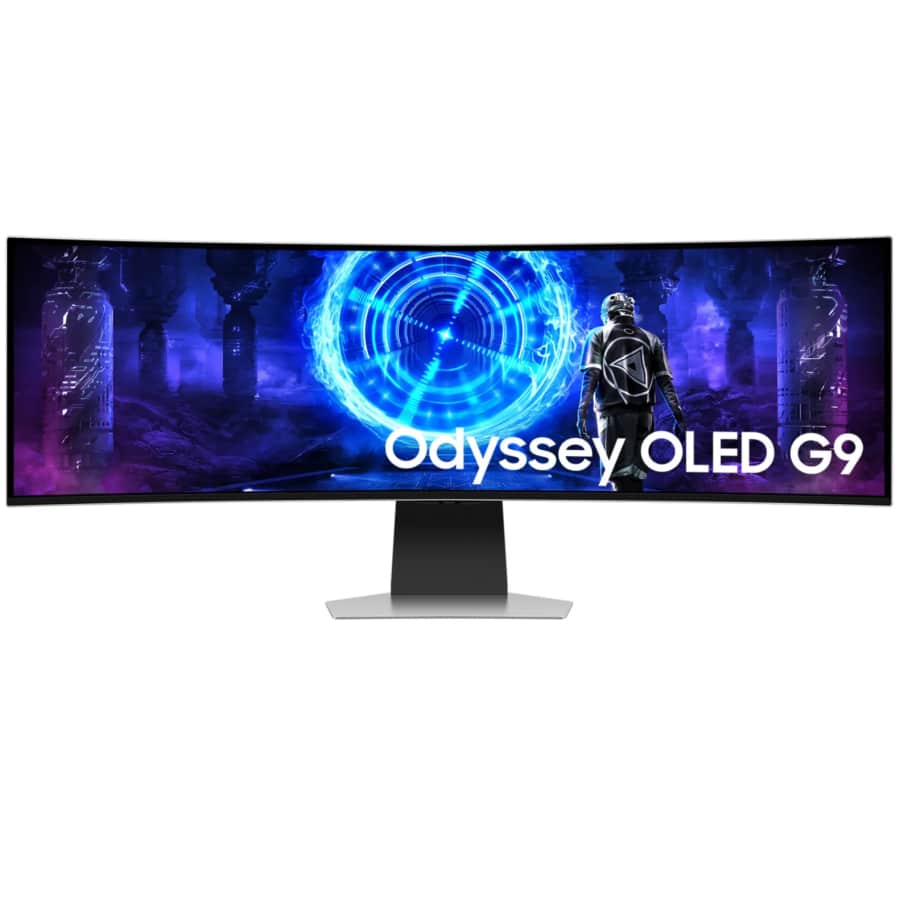 Samsung Odyssey 49" G9 Dual 1440p Curved 240Hz GSync OLED Monitor: $1,350 w/ free 32" Smart Monitor Samsung Odyssey 49" G9 Dual 1440p Curved 240Hz GSync OLED Monitor: $1,350 w/ free 32" Smart Monitor