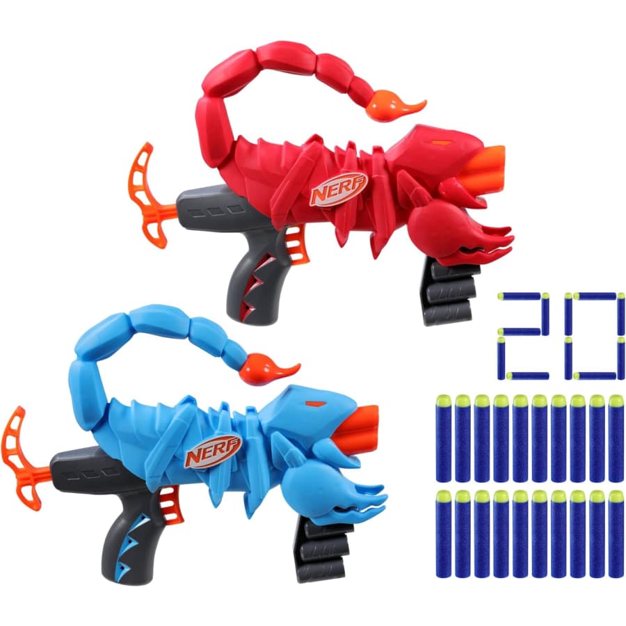 Nerf Wild Venompack Scorpion Design Blasters 2-Pack: $9