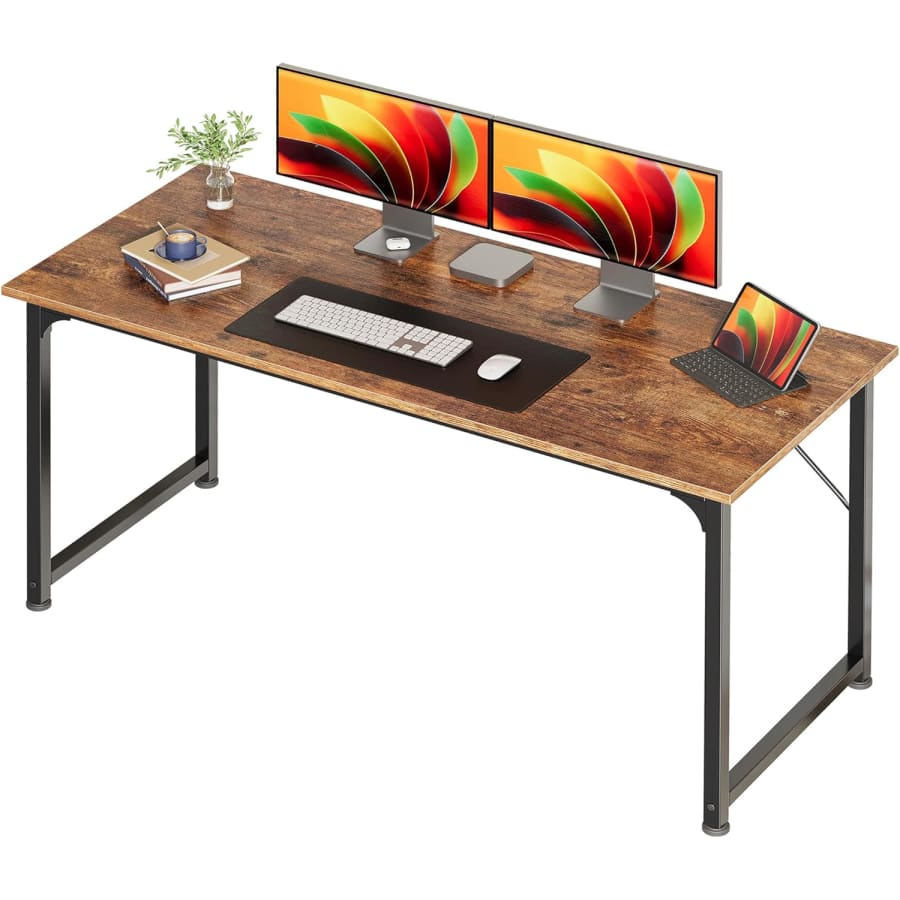 Huuger 55" Modern Simple Office Desk: $60 Huuger 55" Modern Simple Office Desk: $60