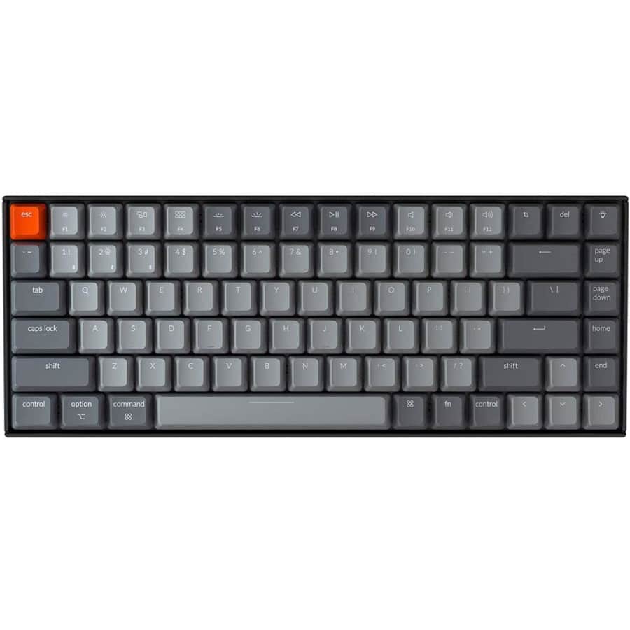 Keychron K2 75% Layout Bluetooth Wireless Mechanical Gaming Keyboard: $60