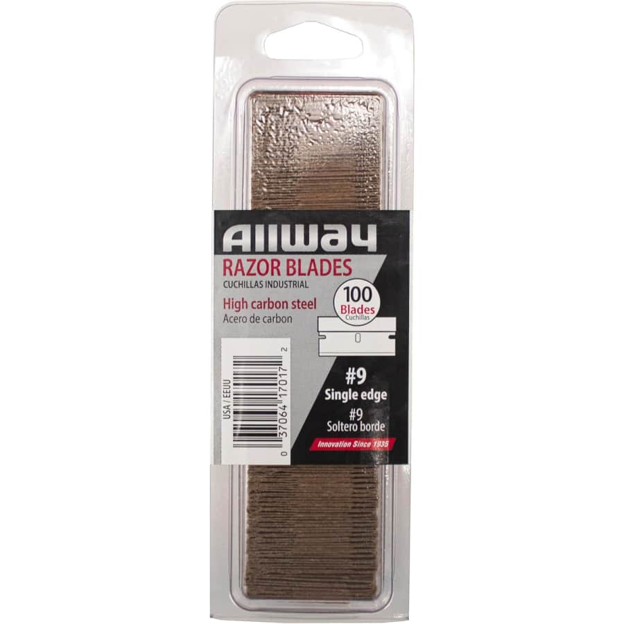 Allway 100-Count #9 Single-Edge Razor Blades: $8.14 Allway 100-Count #9 Single-Edge Razor Blades: $8.14