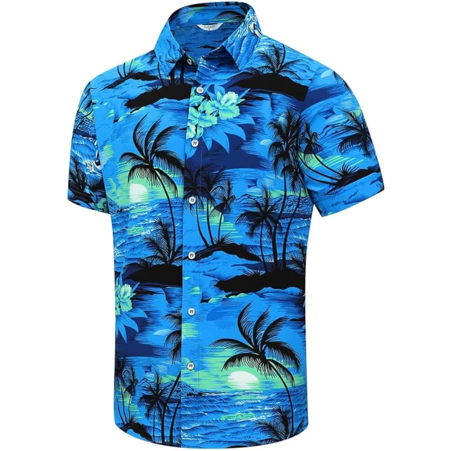 SheLucki Men's Hawaiian Shirt: $7.99