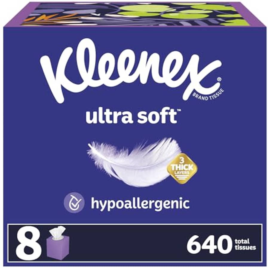 Kleenex Ultra Soft 3-Ply Facial Tissues 8-Pack: $14.14 Kleenex Ultra Soft 3-Ply Facial Tissues 8-Pack: $14.14