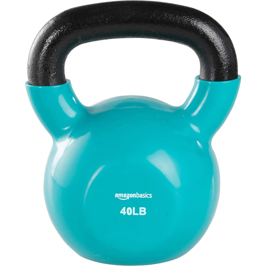 Amazon Basics 40-lb. Vinyl Kettlebell: $38 w/ Prime