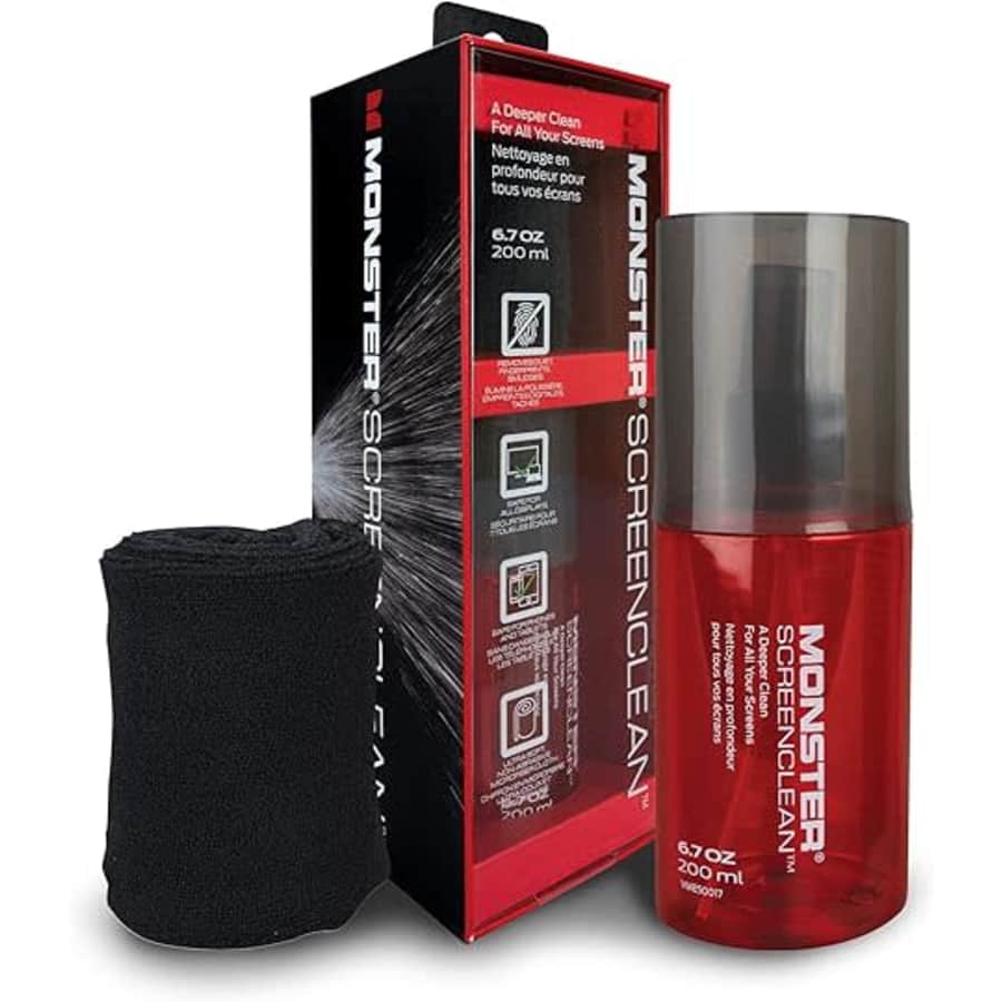 Monster 6.7 oz. Spray Screen Cleaner Kit: $20