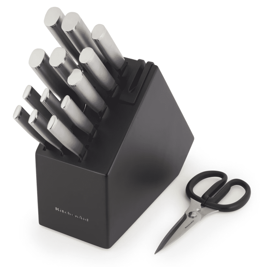 KitchenAid Gourmet 15-Piece Forged Stainless Steel Knife Set: $52.49 KitchenAid Gourmet 15-Piece Forged Stainless Steel Knife Set: $52.49