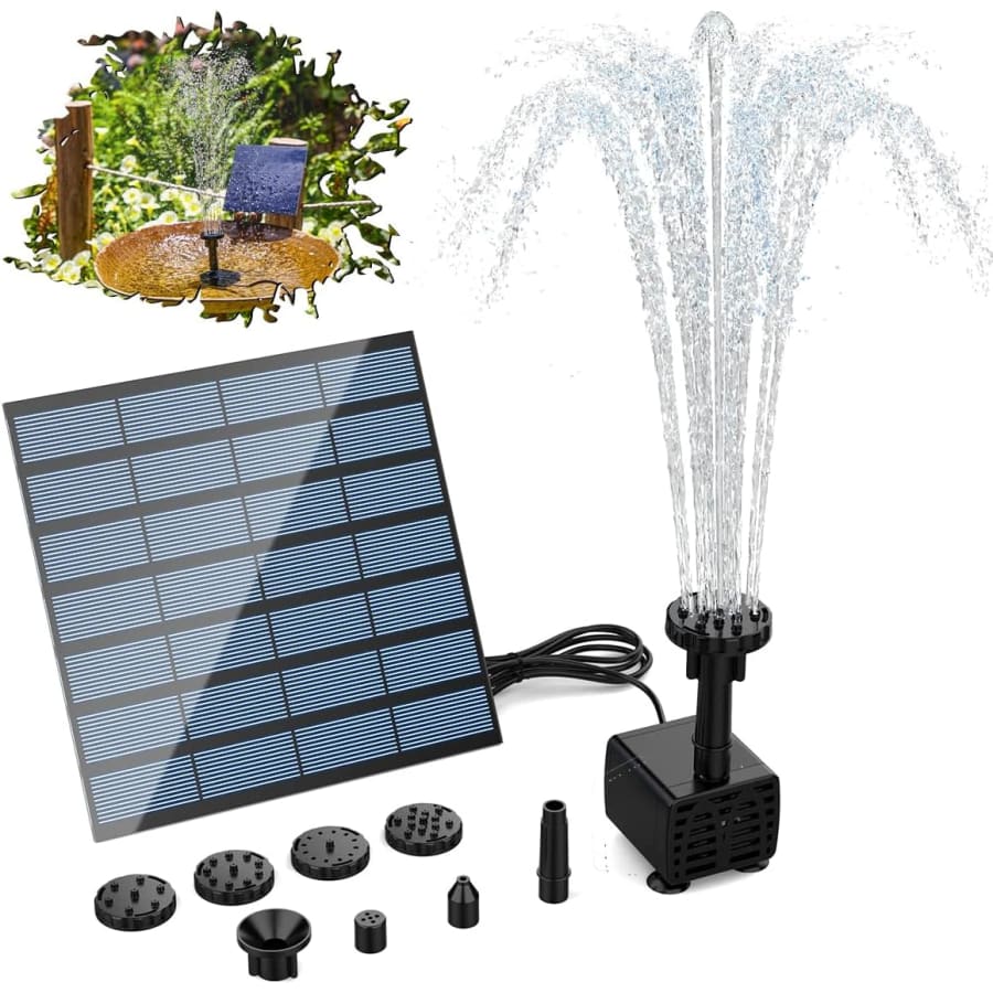 Solar Water Pump Kit: $10
