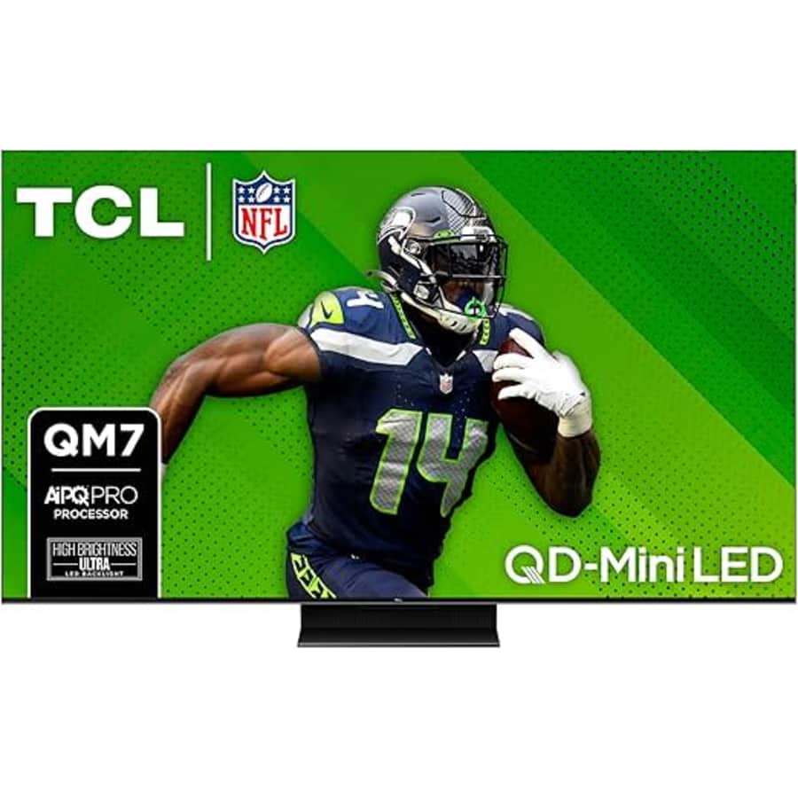 TCL QM7 75QM751G 75" QLED 4K Smart TV (2024 Model): $897.99