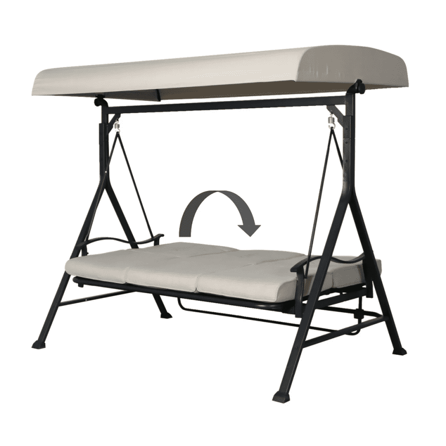 Mainstays Belden Park 3-Person Convertible Daybed / Porch Swing: $247 Mainstays Belden Park 3-Person Convertible Daybed / Porch Swing: $247