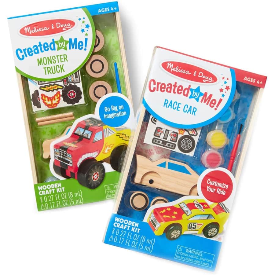 Melissa & Doug Created by Me Wooden Craft Kit 2-Pack: $13.99