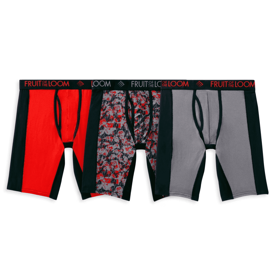 Fruit of the Loom Men's Breathable Ultra Flex Boxer Briefs 3-Pack: from $4.98 Fruit of the Loom Men's Breathable Ultra Flex Boxer Briefs 3-Pack: from $4.98
