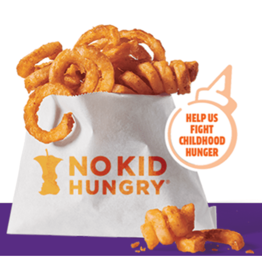 Jack In The Box No Kid Hungry: Donate $1 and get free small curly fries Jack In The Box No Kid Hungry: Donate $1 and get free small curly fries