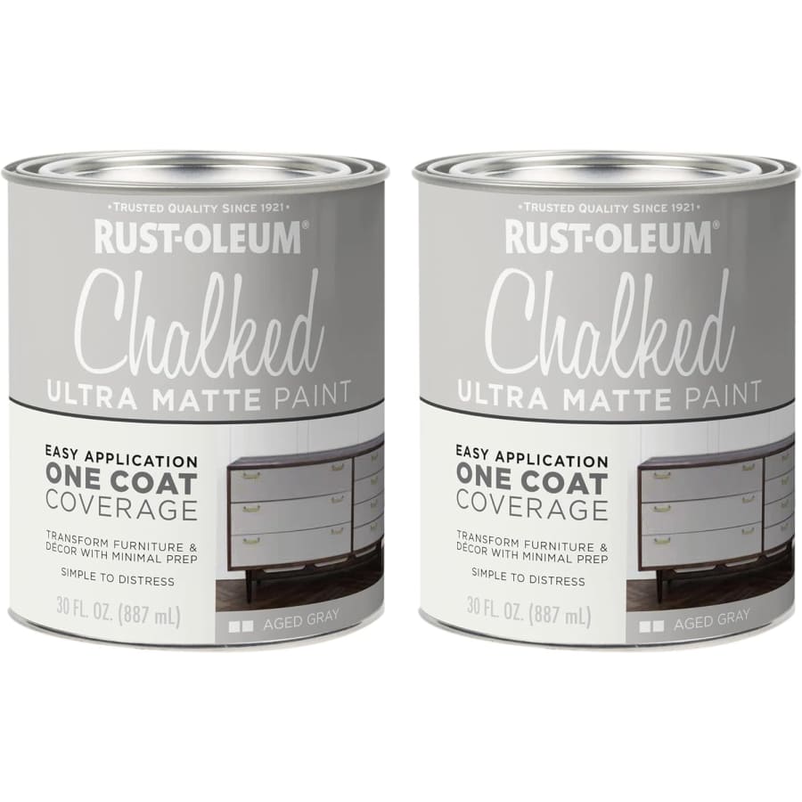 Rust-Oleum Chalked Ultra Matte Decorative Paint 30-fl oz. Can 2-Pack: $34