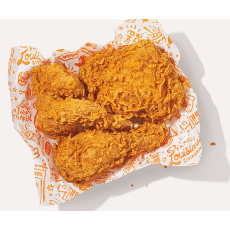 Popeyes Signature Chicken: 3 pieces for $5 Popeyes Signature Chicken: 3 pieces for $5