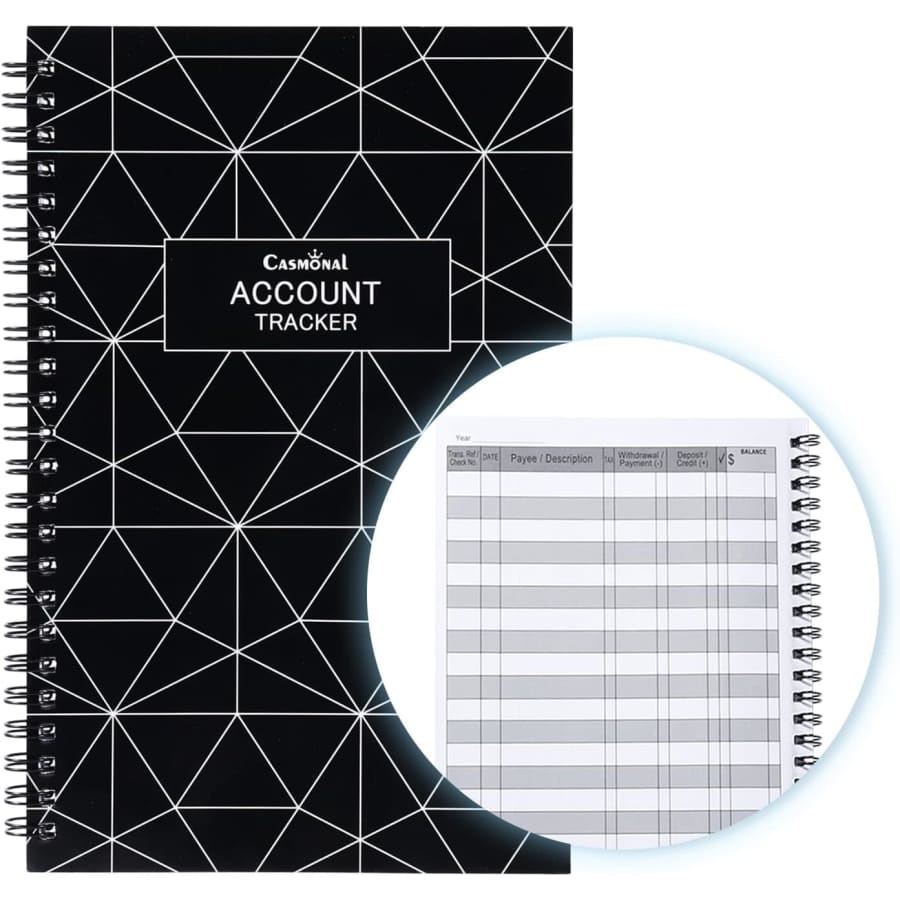 Casmonal A5 Checkbook Register & Account Tracker: $3.99 Casmonal A5 Checkbook Register & Account Tracker: $3.99