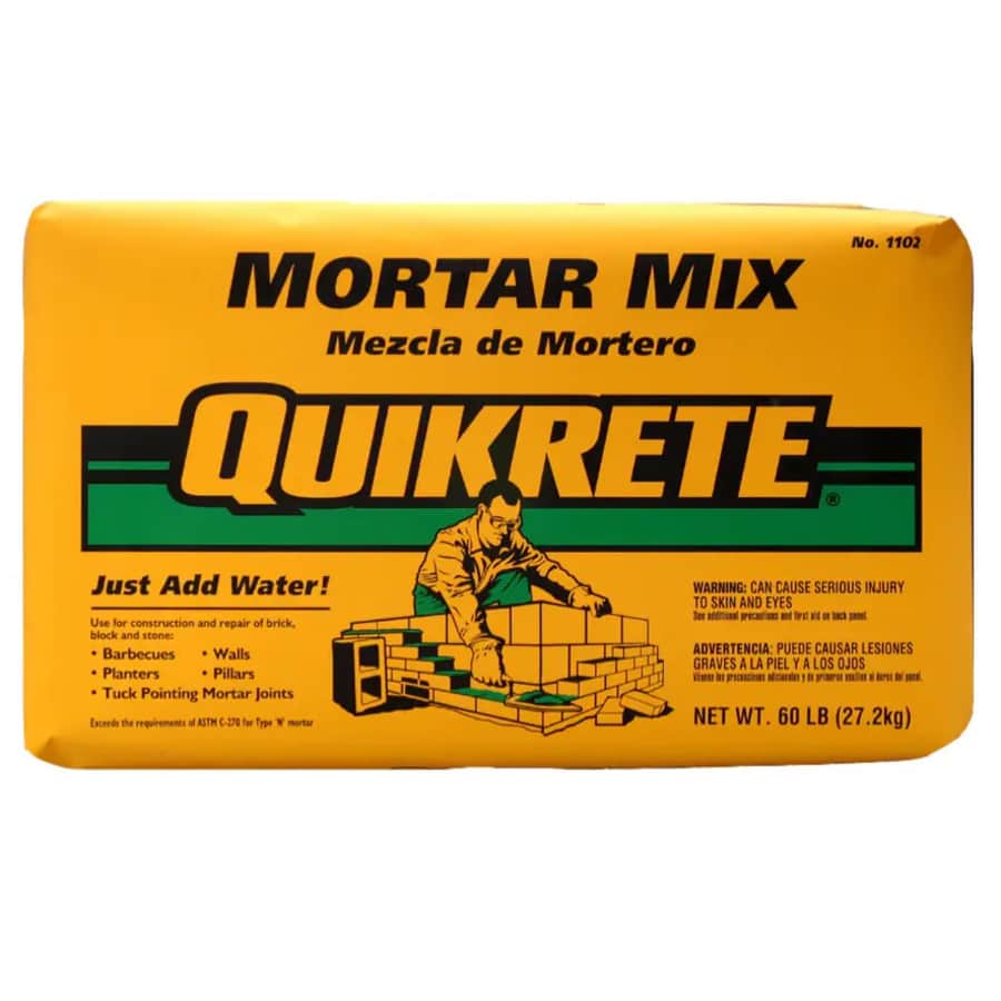 Quikrete 60-lbs. Mortar mix: $7