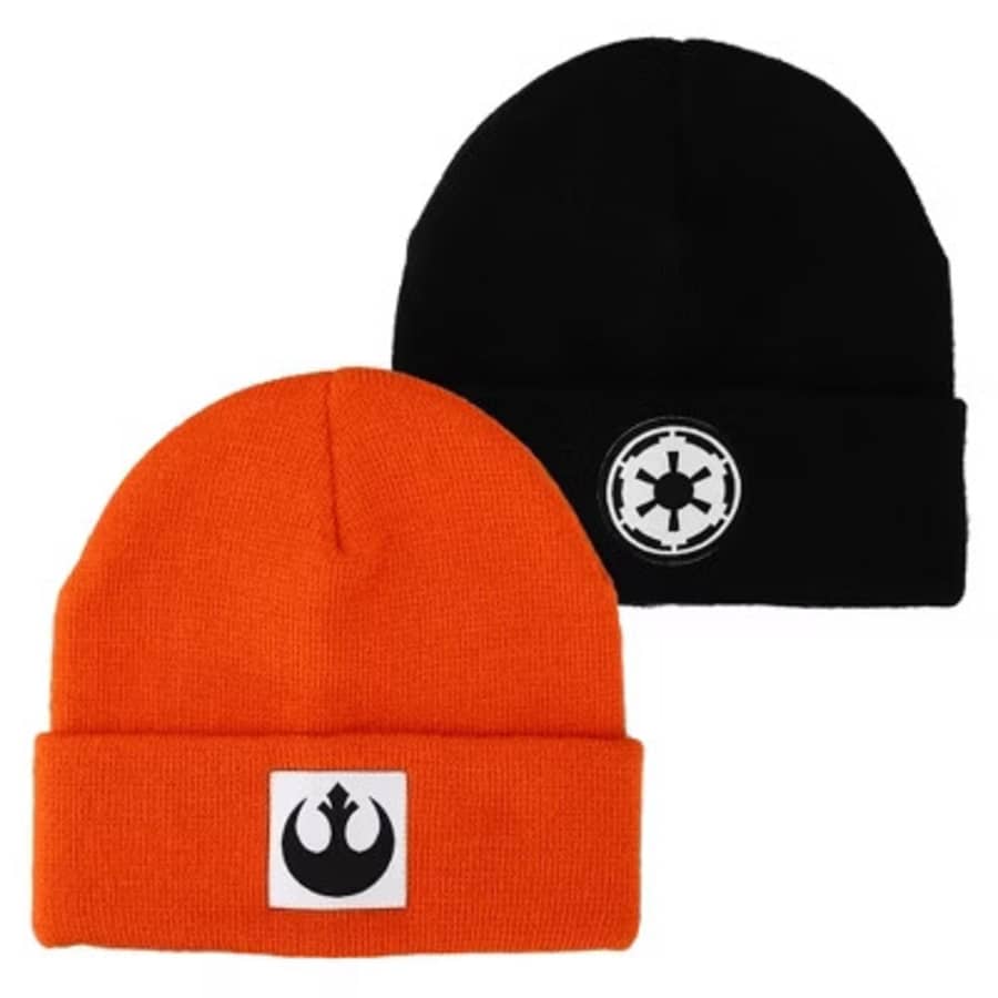 Star Wars 2-Pack Black and Orange Cuff Beanie Combo: $9 Star Wars 2-Pack Black and Orange Cuff Beanie Combo: $9