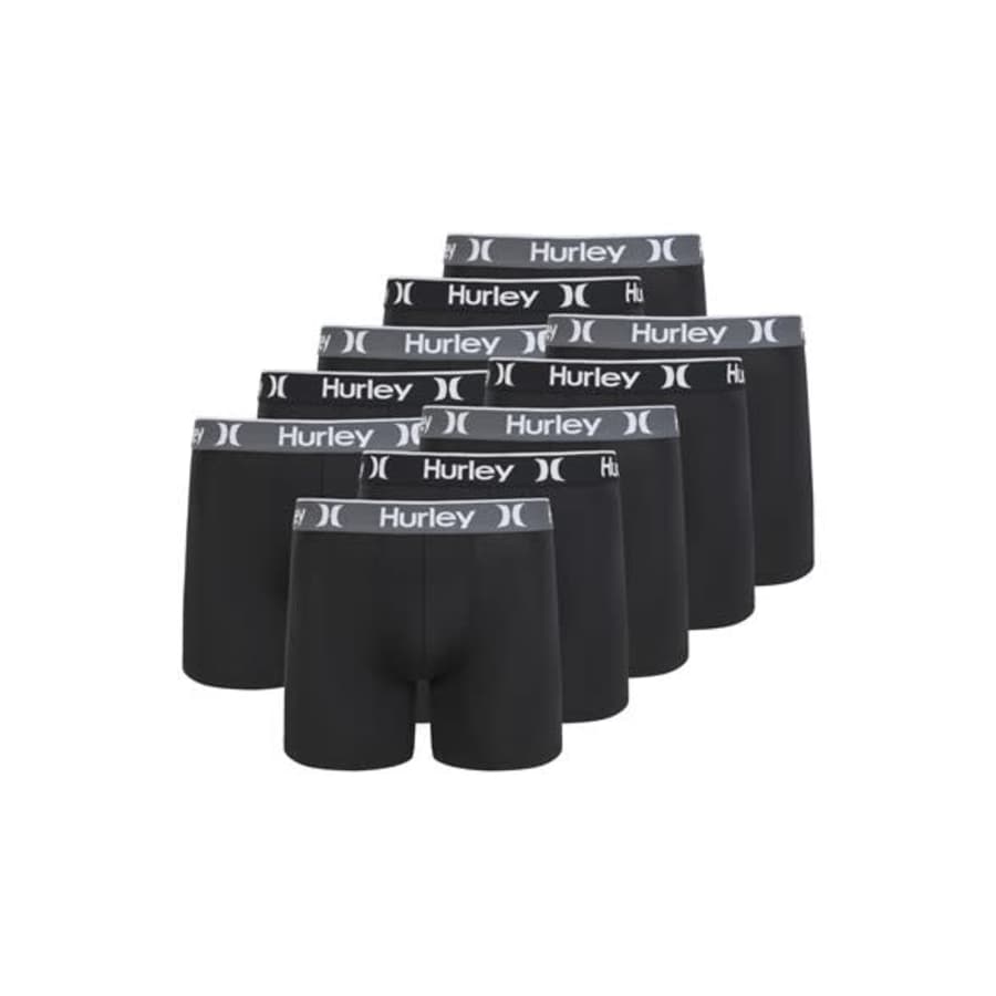 Hurley Men's Boxer Briefs 10-Pack: $24.99 Hurley Men's Boxer Briefs 10-Pack: $24.99