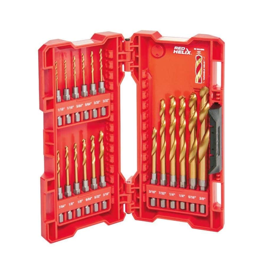 Milwaukee 18-Piece Shockwave Impact Duty Thunderbolt Titanium Drill Bit Set: $39 Milwaukee 18-Piece Shockwave Impact Duty Thunderbolt Titanium Drill Bit Set: $39