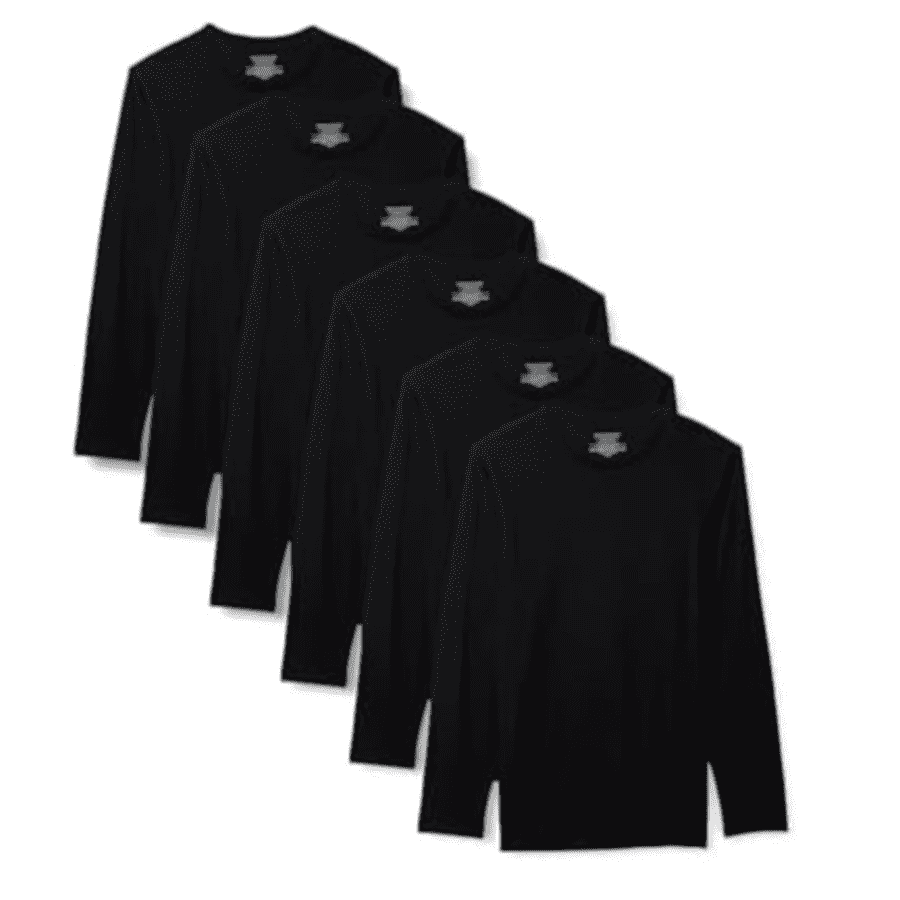 Amazon Essentials Mens Cotton Crewneck Undershirt 6-Pack: $12 Amazon Essentials Mens Cotton Crewneck Undershirt 6-Pack: $12