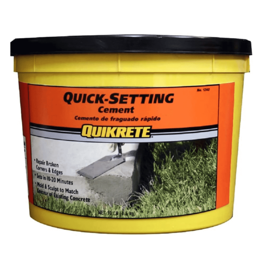 Quikrete 10-lb. Quick Setting Cement Mix: $13