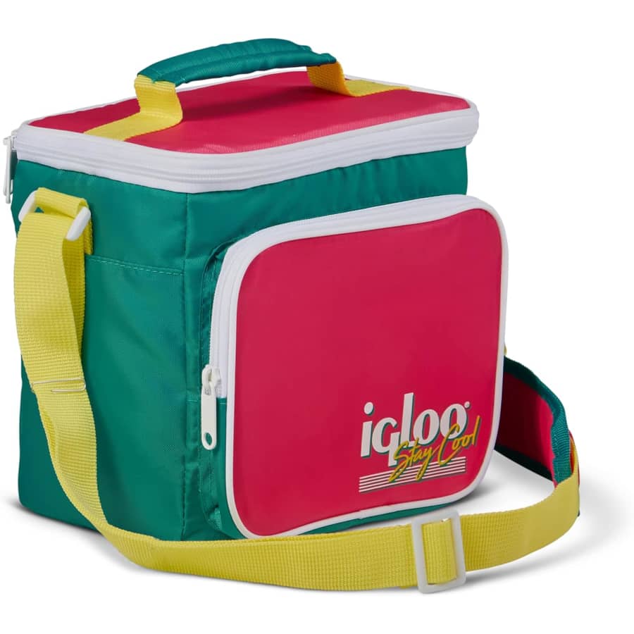Igloo Retro Square Lunch Bag Cooler: $12