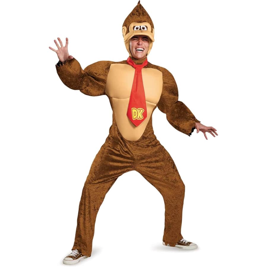 Disguise Men's Super Mario Donkey Kong Deluxe Costume (XL): $59 Disguise Men's Super Mario Donkey Kong Deluxe Costume (XL): $59