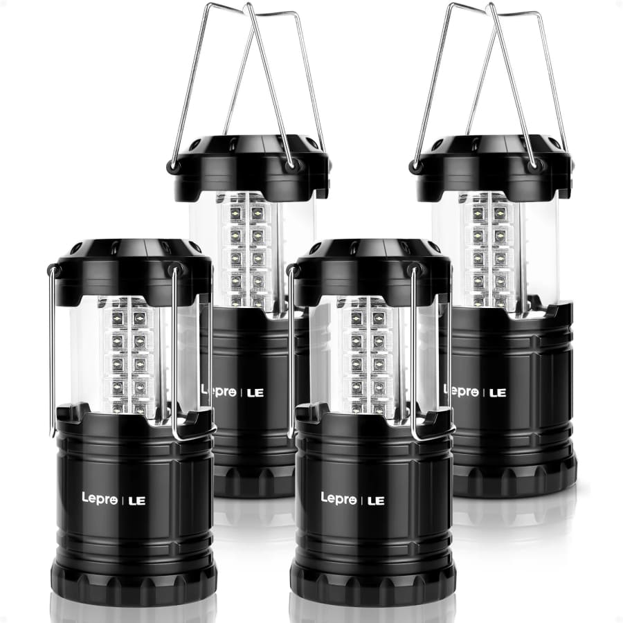 Collapsible LED Camping Lantern 4-Pack: $25 Collapsible LED Camping Lantern 4-Pack: $25