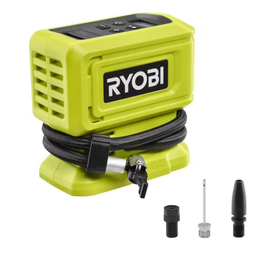 Ryobi ONE+ 18V Cordless High Pressure Inflator (No Battery): $30