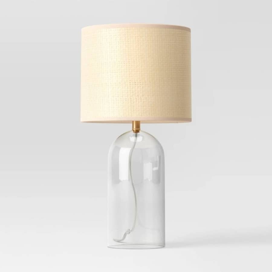 Threshold Glass Table Lamp: $12 Threshold Glass Table Lamp: $12