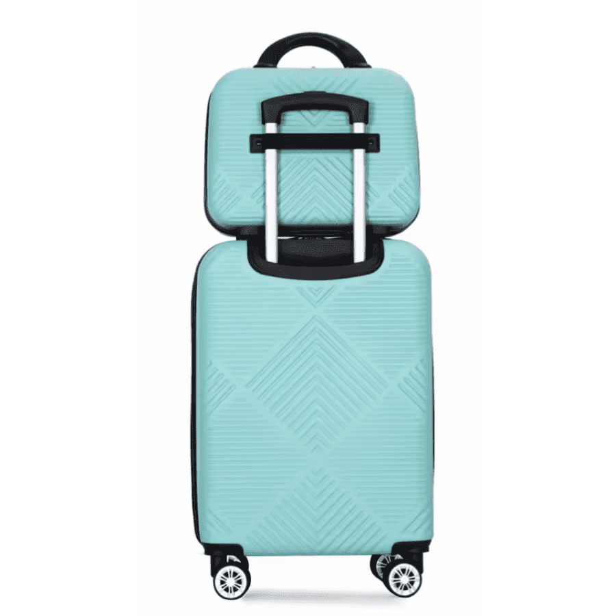 2-Piece ABS Lightweight Luggage Set: $69.23