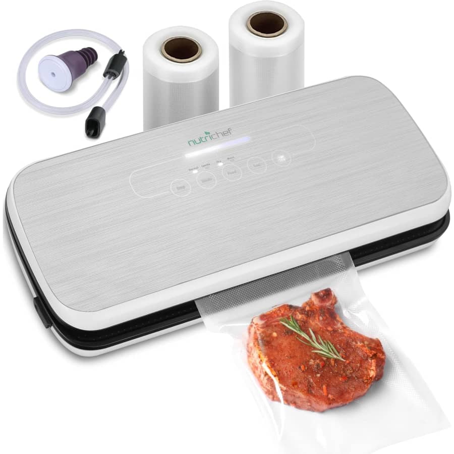 NutriChef Vacuum Sealer For Food: $41 NutriChef Vacuum Sealer For Food: $41