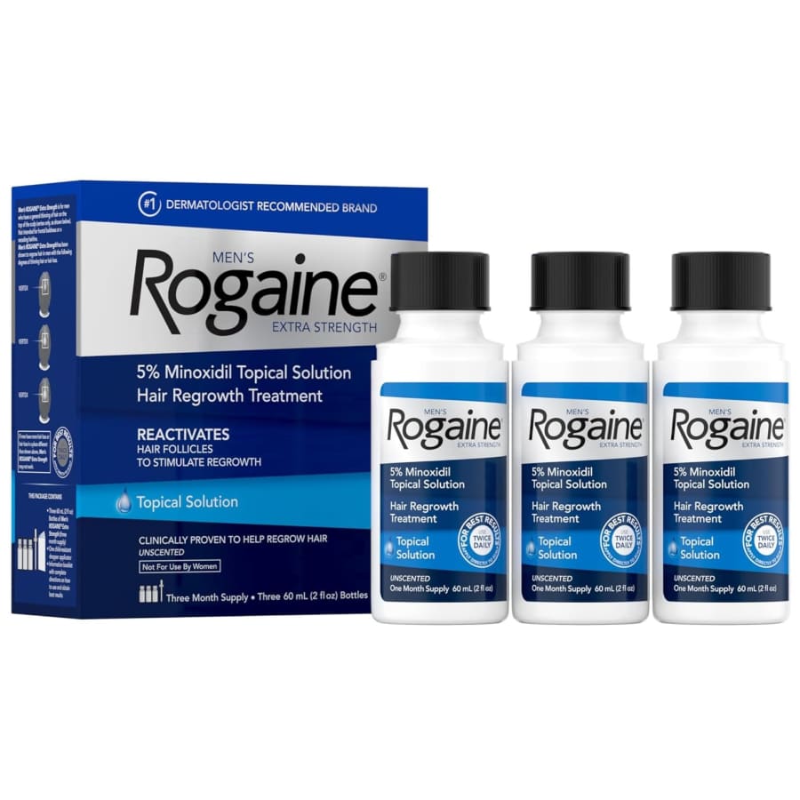 Rogaine Extra Strength 5% Minoxidil Topical Solution 3-Month Supply: $32 via Sub. & Save