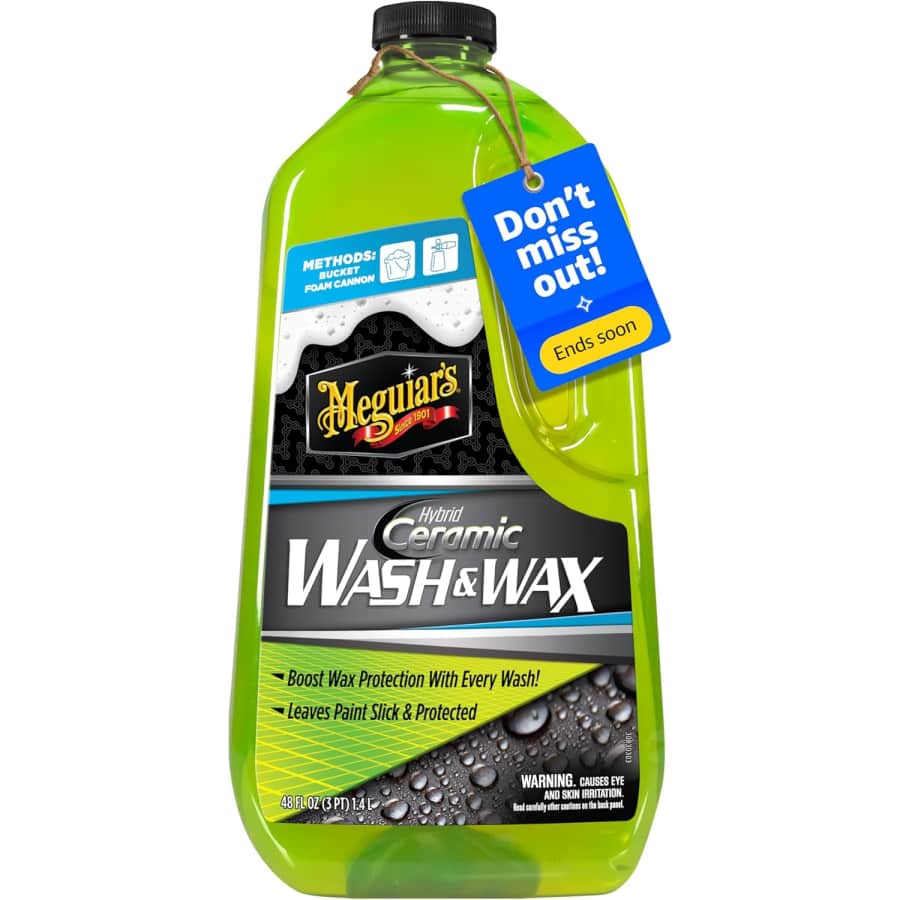 Meguiar's Hybrid Ceramic 48-oz. Wash & Wax: $12 w/ Prime Meguiar's Hybrid Ceramic 48-oz. Wash & Wax: $12 w/ Prime
