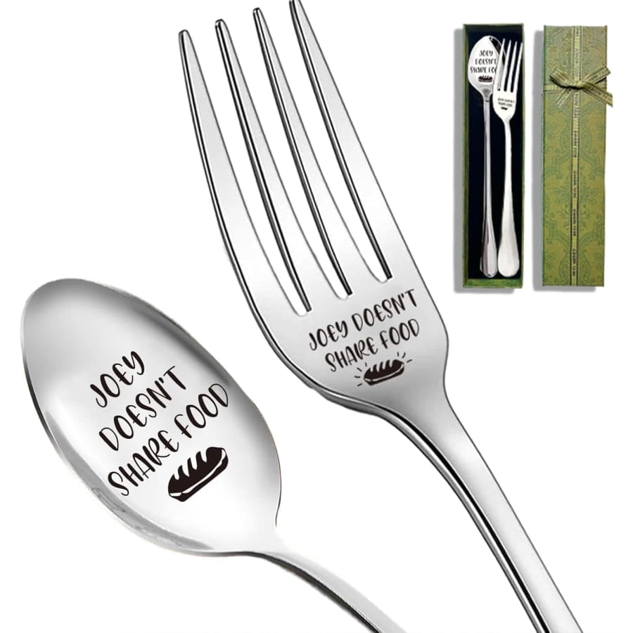 Joey Doesn't Share Food Spoon and Fork Set: $5.32 Joey Doesn't Share Food Spoon and Fork Set: $5.32
