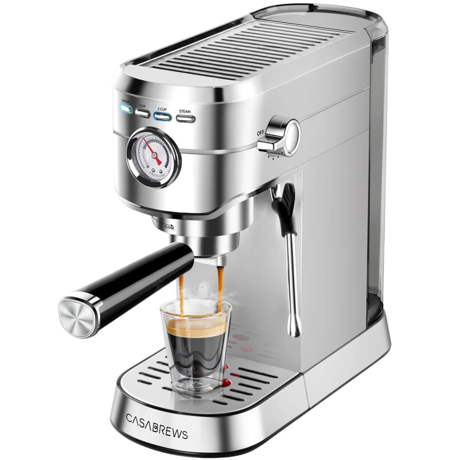 Casabrews 20-Bar Espresso Machine with Frother: $119 Casabrews 20-Bar Espresso Machine with Frother: $119