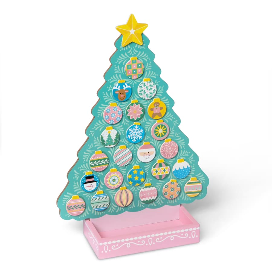 Melissa & Doug Countdown to Christmas Wooden Magnetic Advent Calendar: $4.99
