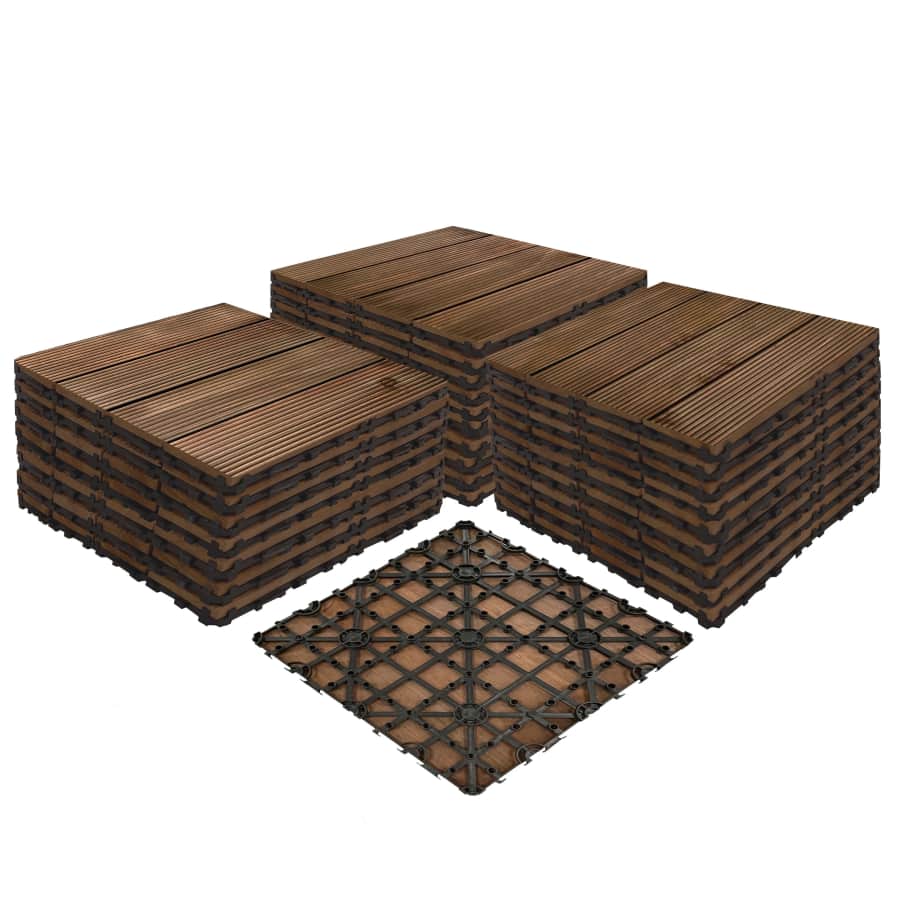Achim OutdoorZ Interlocking 12" Deck Tiles 27-Count: $30.16 Achim OutdoorZ Interlocking 12" Deck Tiles 27-Count: $30.16