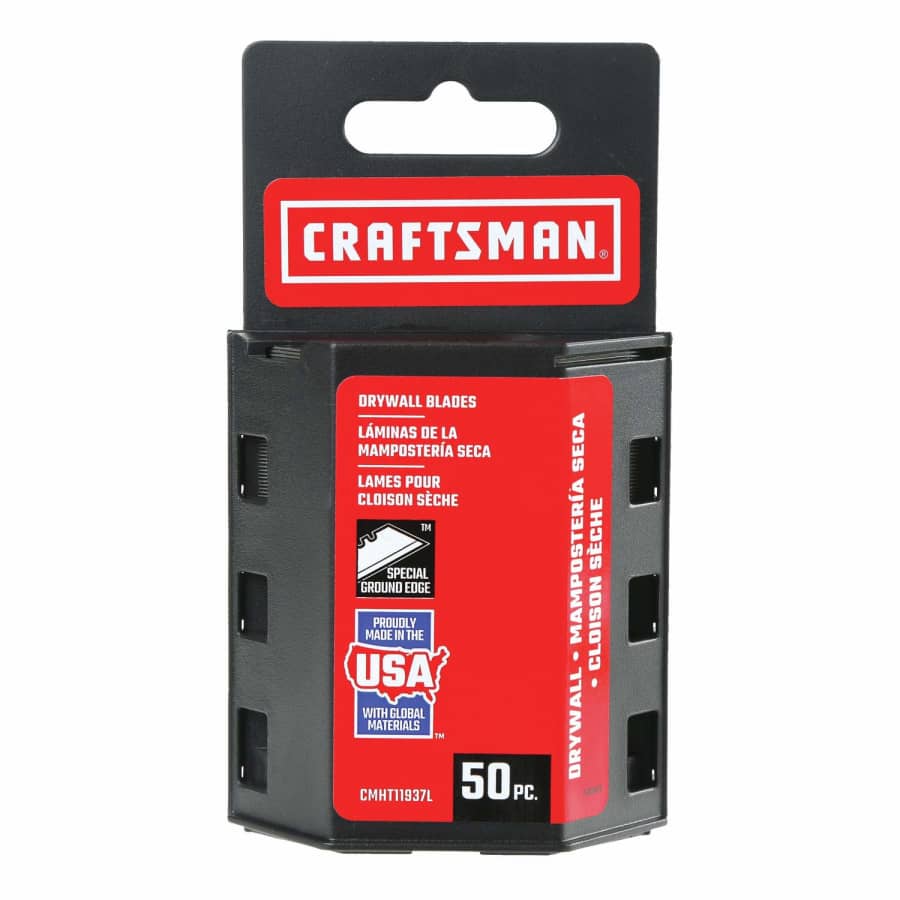 Craftsman Utility Knife Drywall Blade 50-Pack: $9.98 Craftsman Utility Knife Drywall Blade 50-Pack: $9.98