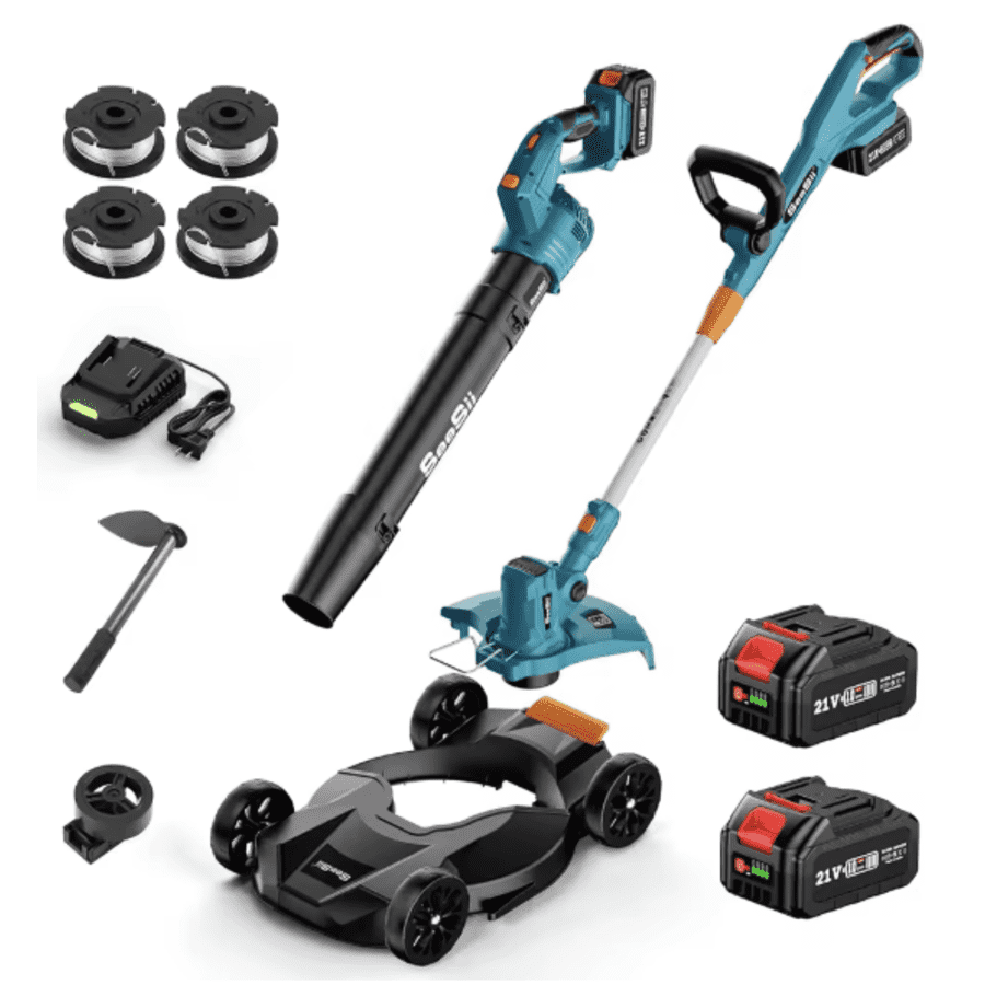 3-in 1-Cordless Trimmer / Lawn Mower & Leaf Blower Kit: $108 3-in 1-Cordless Trimmer / Lawn Mower & Leaf Blower Kit: $108